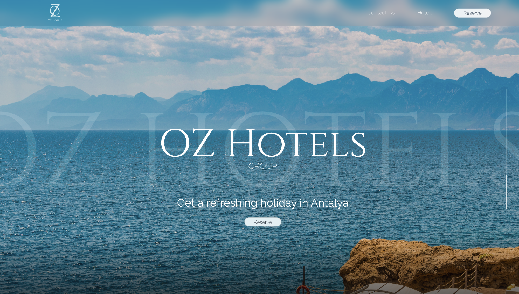 Ux UI design for hotel in Turkey