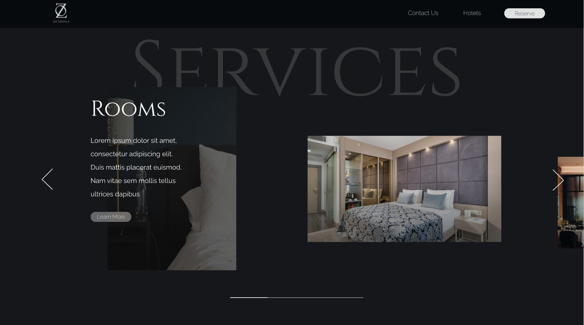 Ux UI design for hotel in Turkey