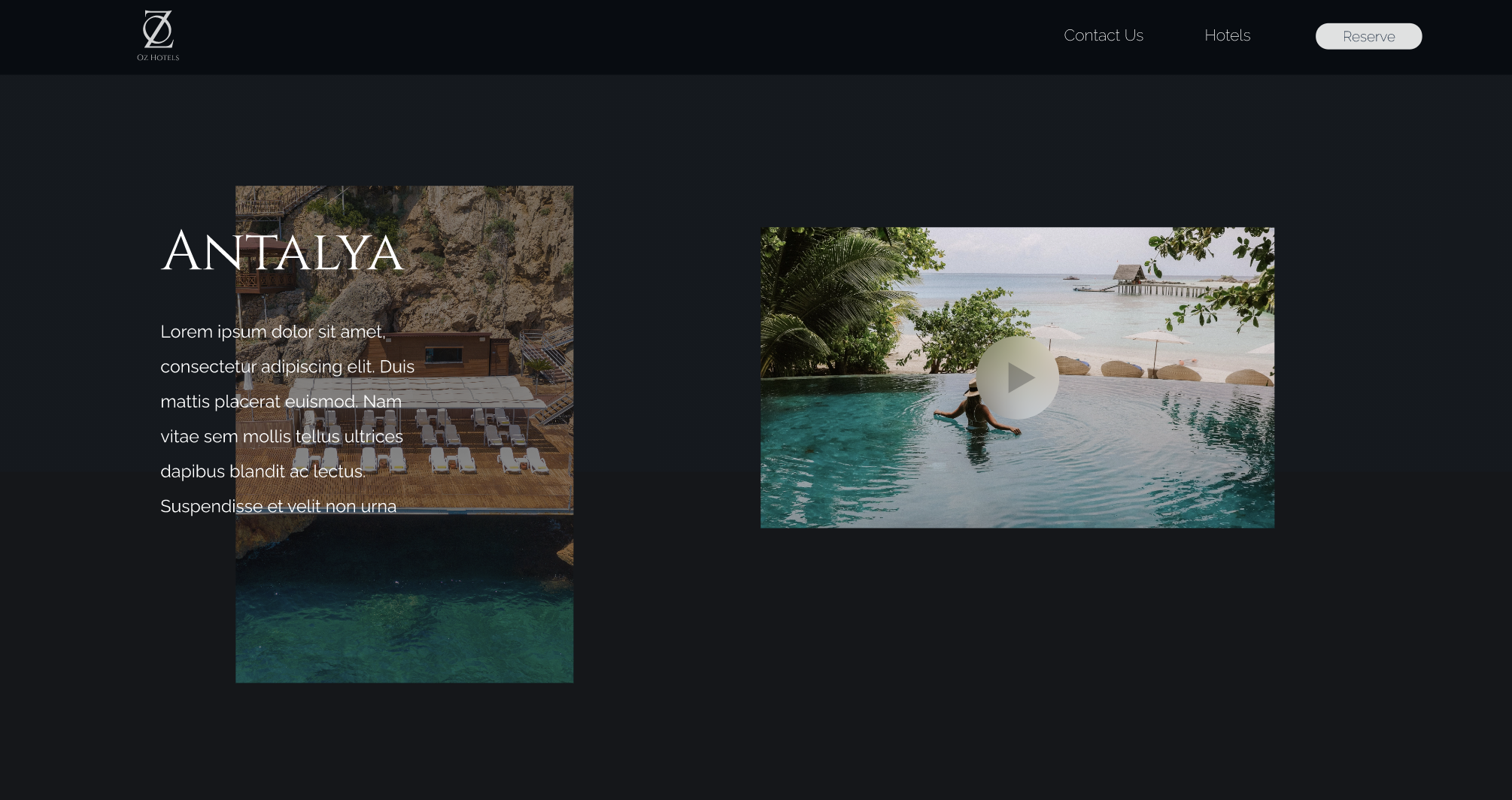 Ux UI design for hotel in Turkey